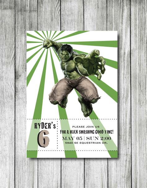 hulk einladungskarten|Amazon.com: Hulk Birthday Invitations